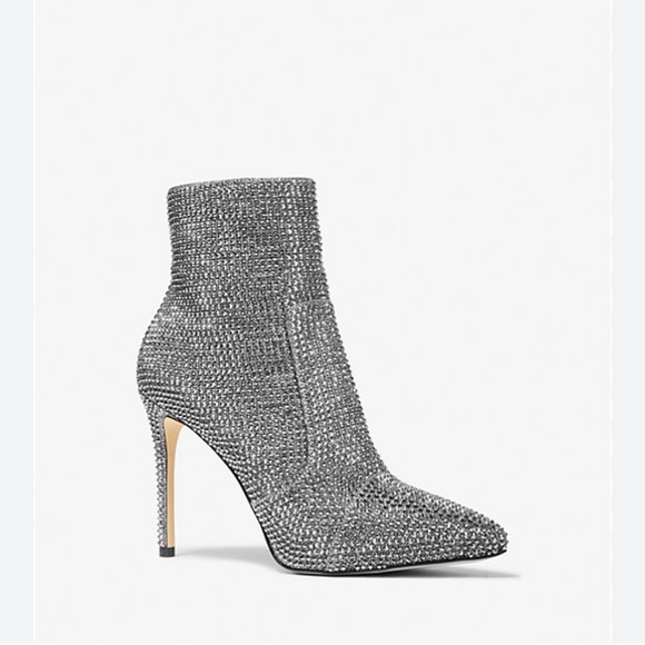 MICHAEL KORS
Rue Embellished Glitter Chain-Mesh Boot✨brand new - Picture 2 of 9
